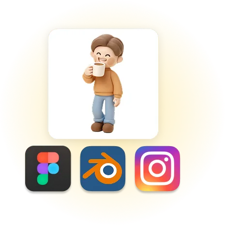 Export high-quality PNG or JPG for any platform