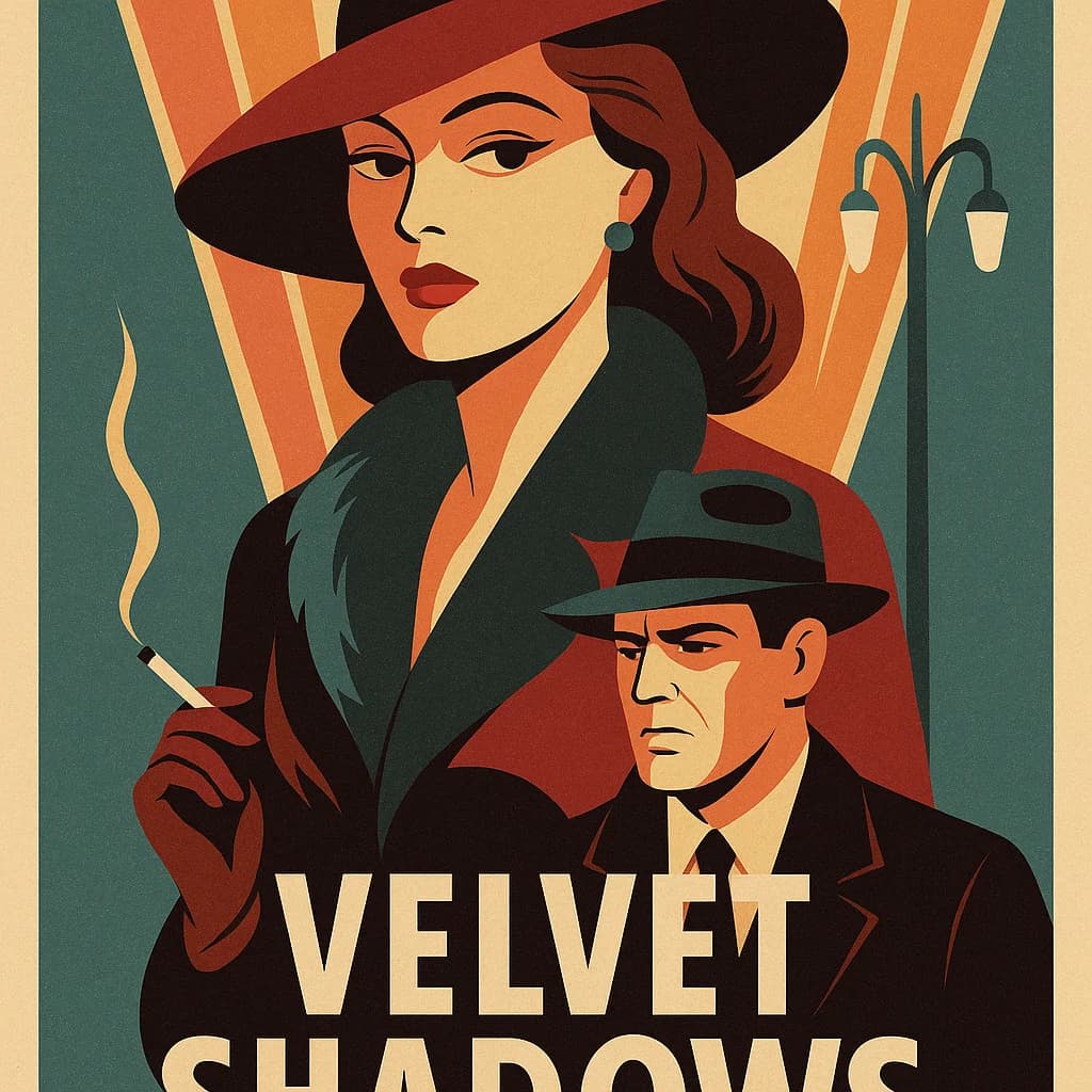 Art Deco style movie poster
