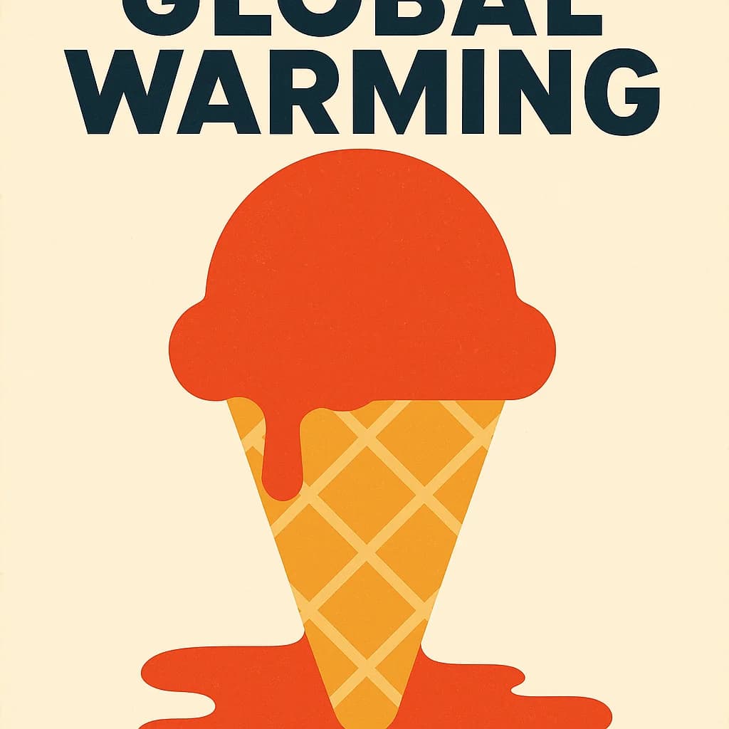 Climate awareness campaign poster