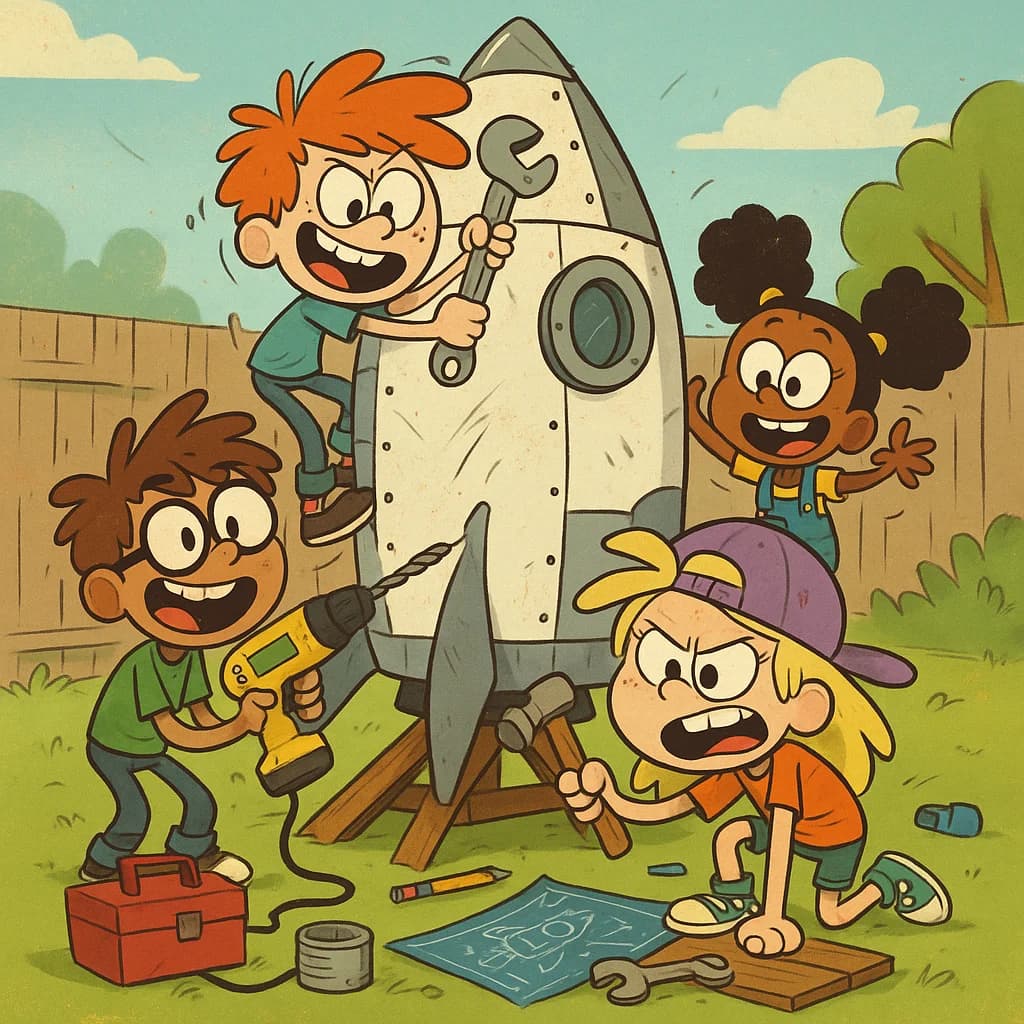 Group of misfit characters