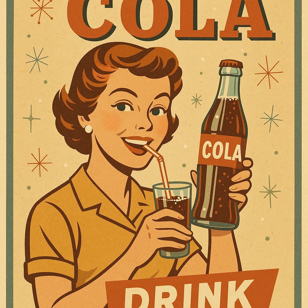Classic vintage advertisement
