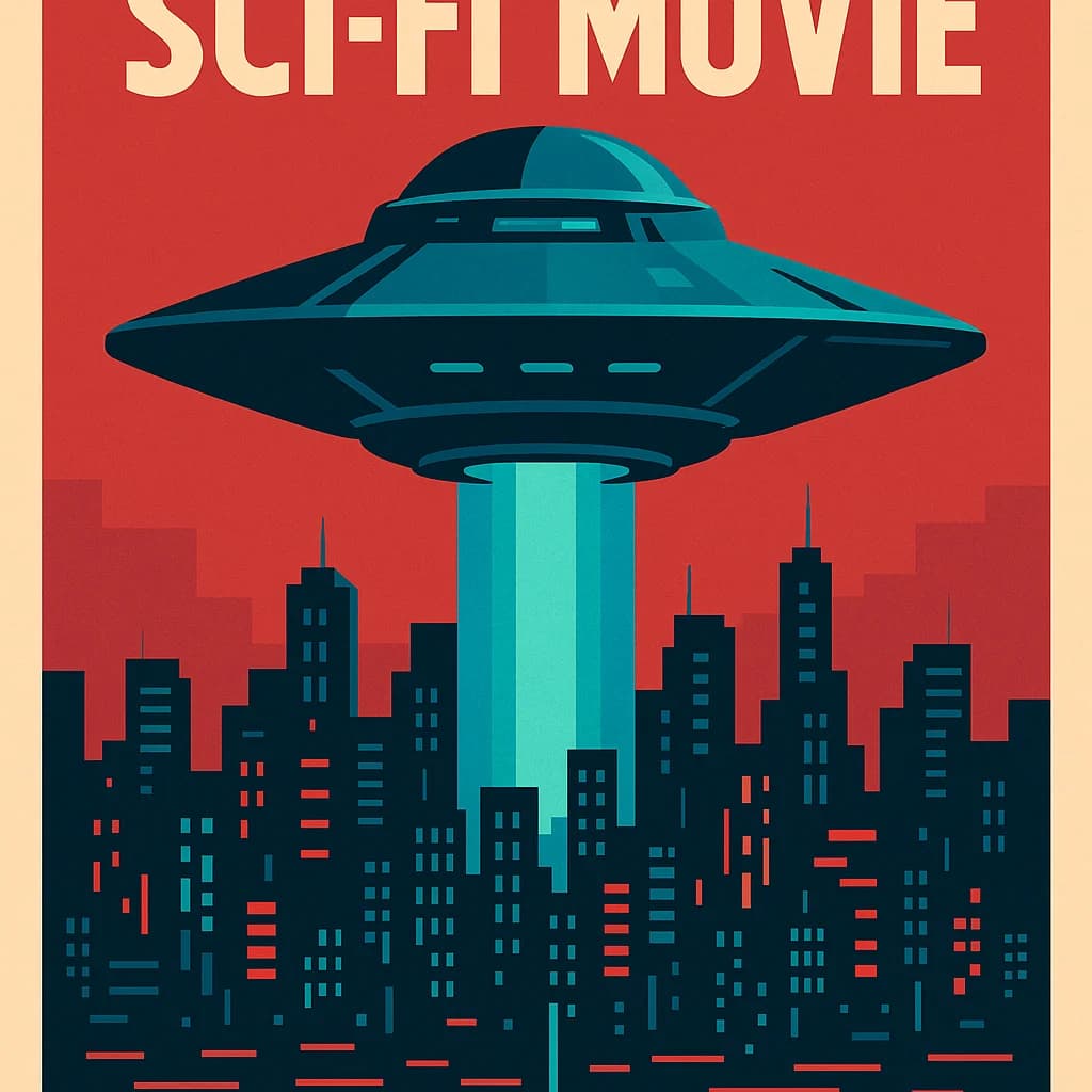 Science fiction movie poster