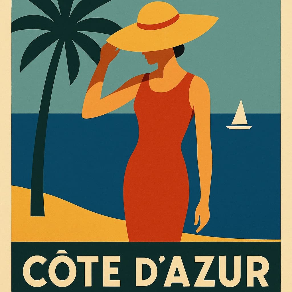 Vintage French poster design