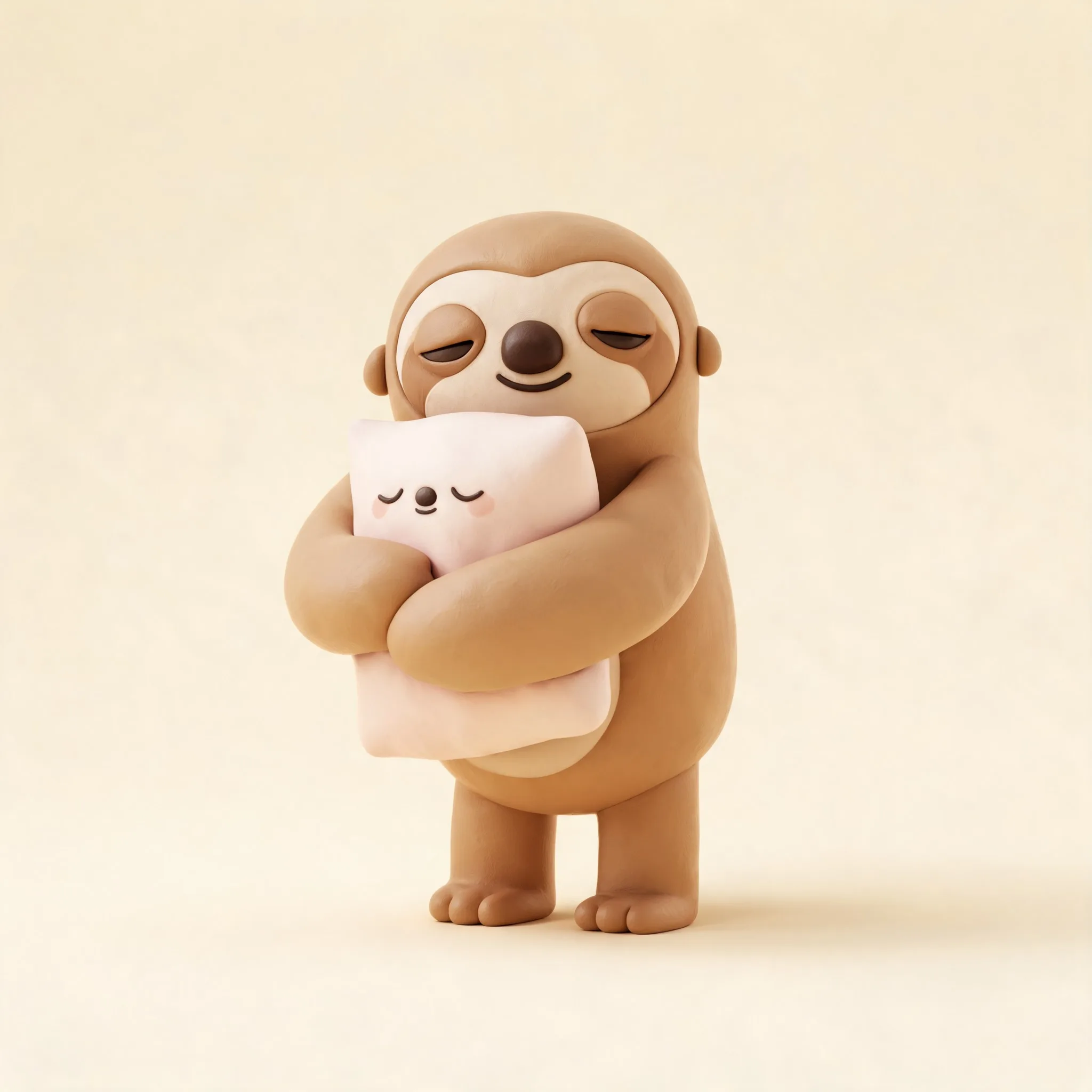 Stylized 3D character digital artwork of "Sleepy sloth 3D illustration" - Free 3D AI Illustration Generator by Illustro