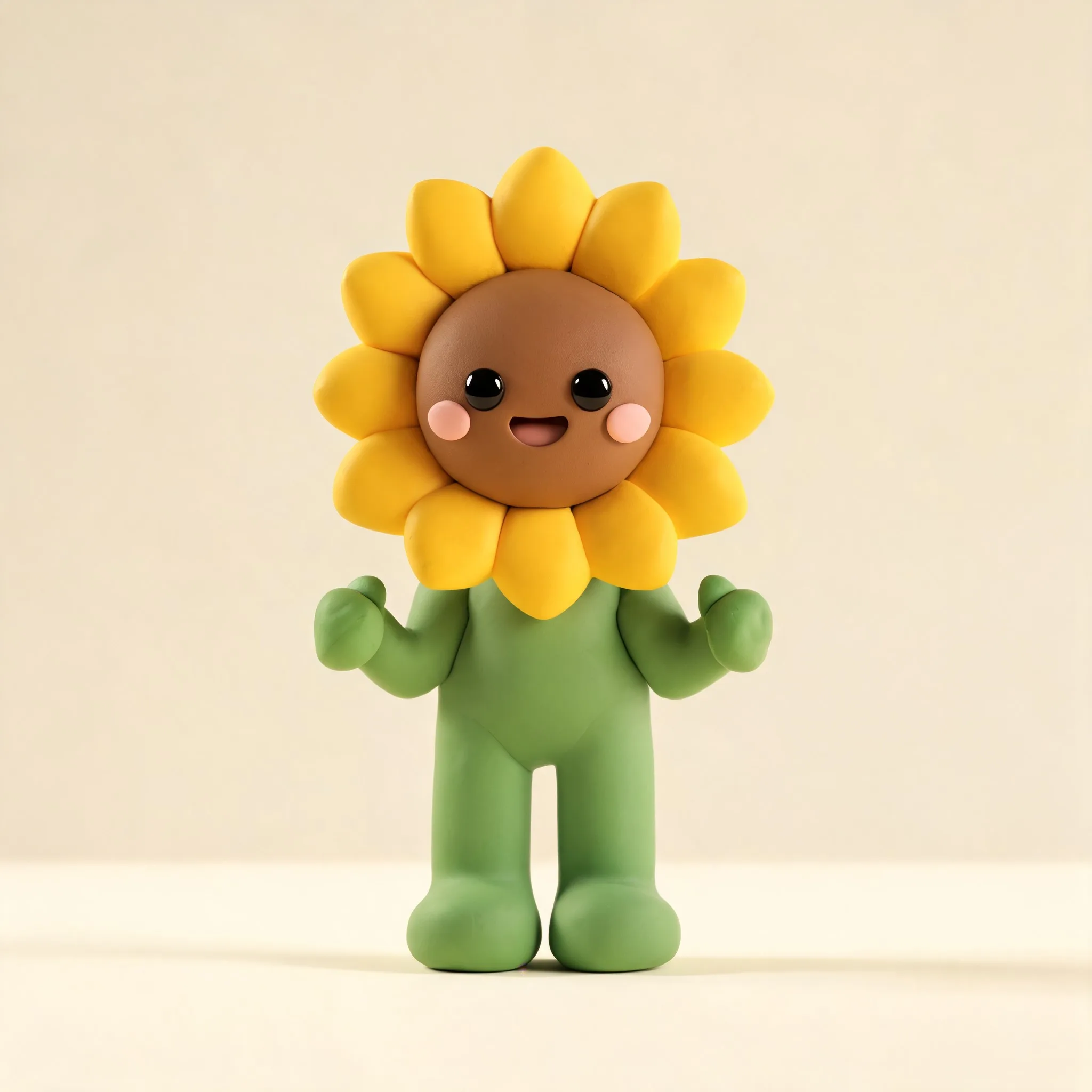 Stylized 3D character digital artwork of "Sunflower creature 3D illustration" - Free 3D AI Illustration Generator by Illustro