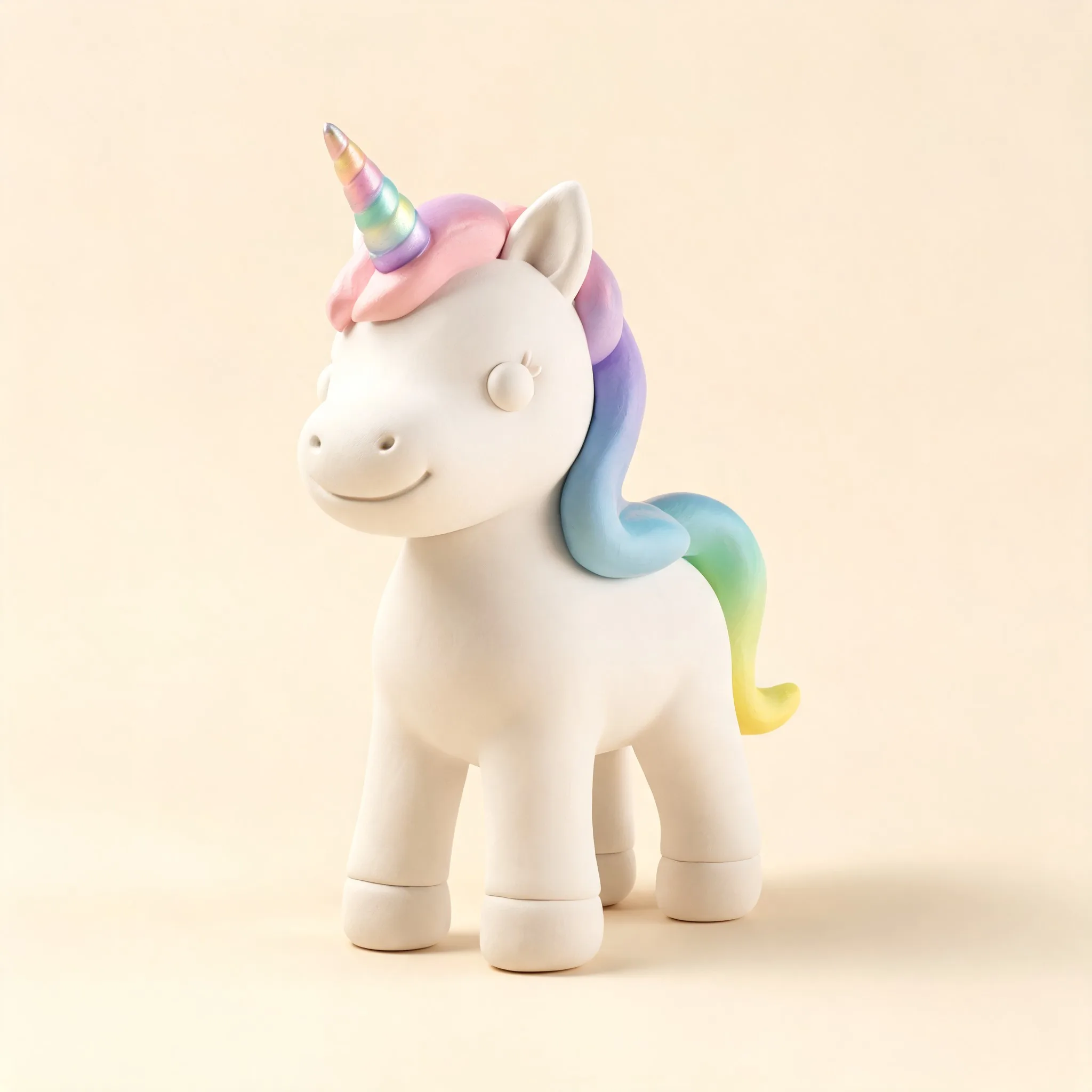 Stylized 3D character digital artwork of "Magical unicorn 3D illustration" - Free 3D AI Illustration Generator by Illustro