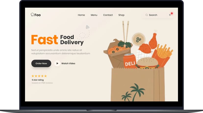 Websites illustration example