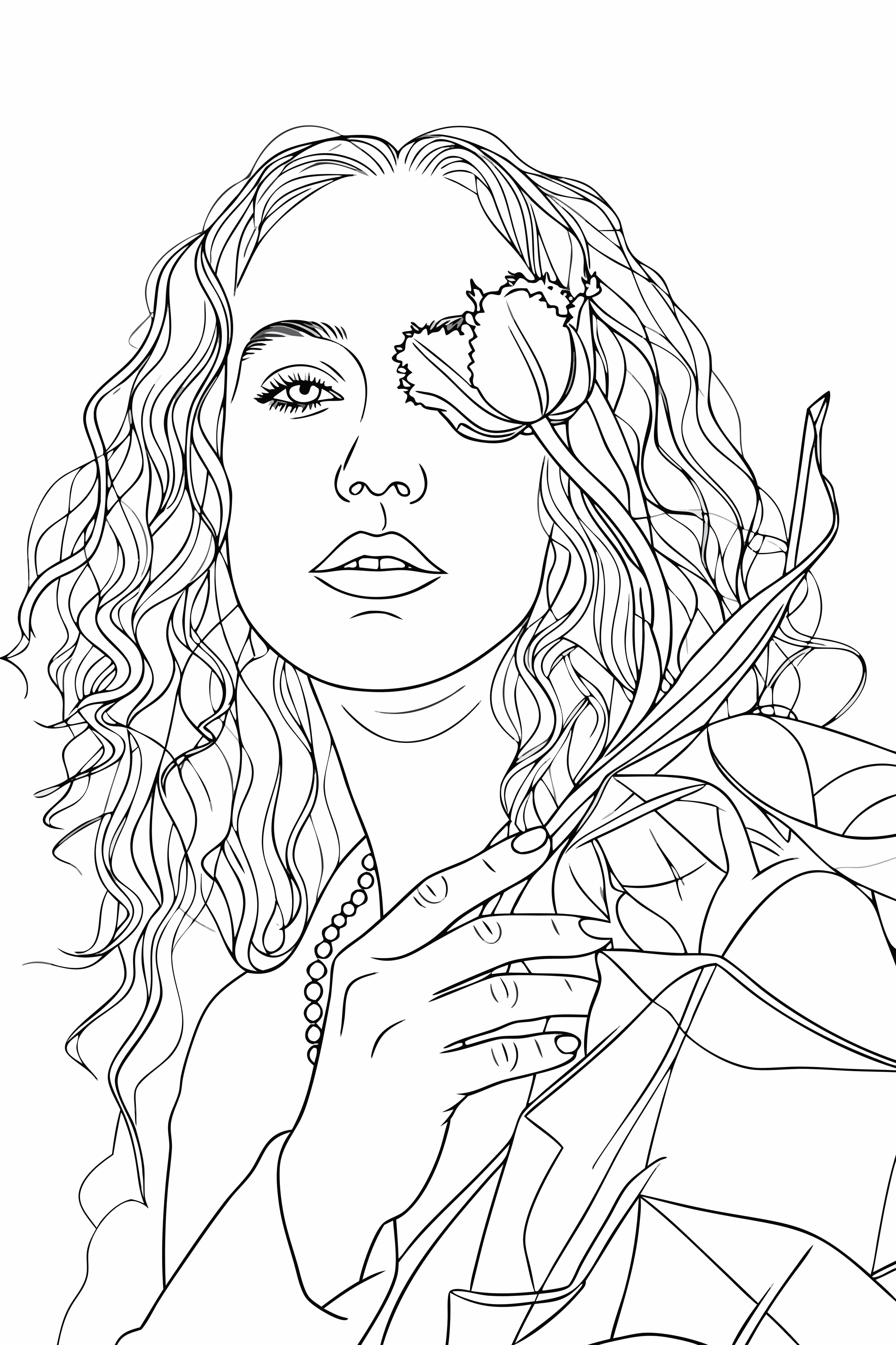 Converted line art illustration