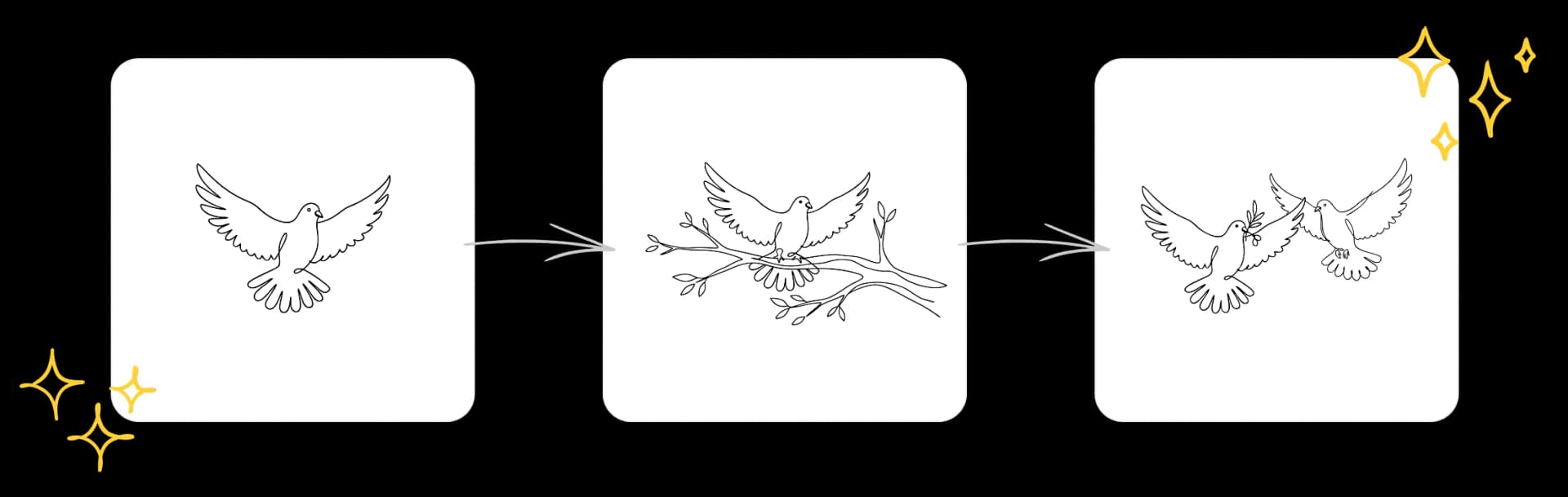 Edit consistent line art drawings